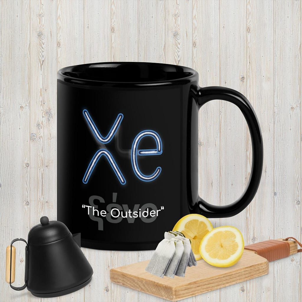 Xenon: The Outsider | Black Glossy Mug